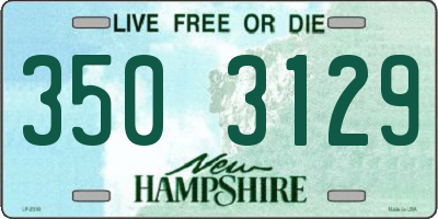 NH license plate 3503129