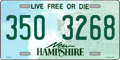 NH license plate 3503268