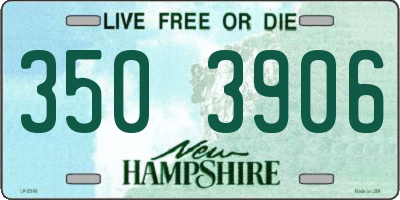 NH license plate 3503906