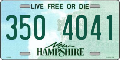 NH license plate 3504041