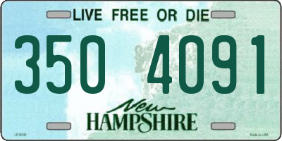 NH license plate 3504091
