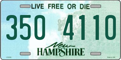 NH license plate 3504110