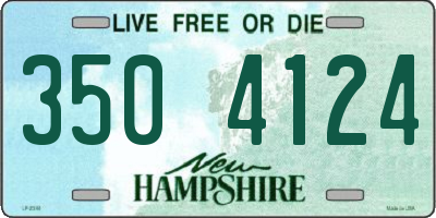 NH license plate 3504124