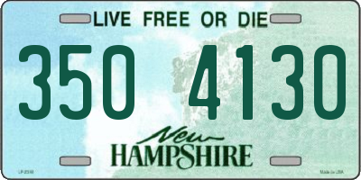 NH license plate 3504130