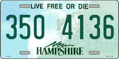 NH license plate 3504136