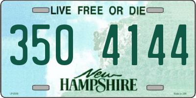 NH license plate 3504144