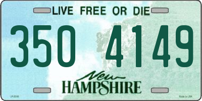 NH license plate 3504149