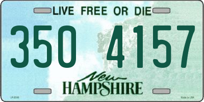 NH license plate 3504157