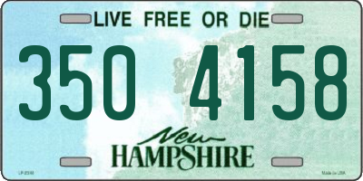 NH license plate 3504158
