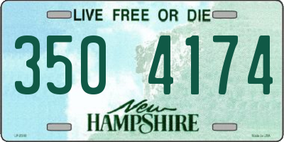 NH license plate 3504174