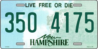 NH license plate 3504175
