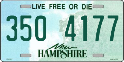 NH license plate 3504177