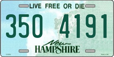 NH license plate 3504191