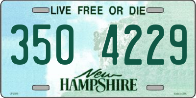 NH license plate 3504229