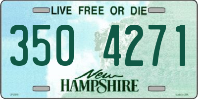 NH license plate 3504271