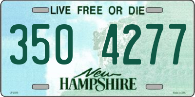 NH license plate 3504277