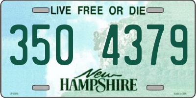 NH license plate 3504379