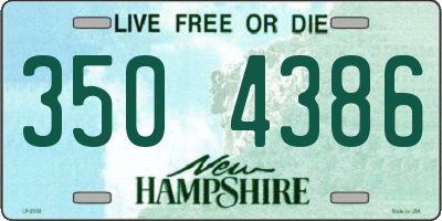 NH license plate 3504386