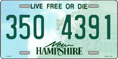 NH license plate 3504391