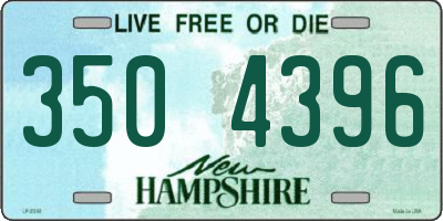NH license plate 3504396