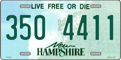 NH license plate 3504411