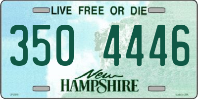 NH license plate 3504446