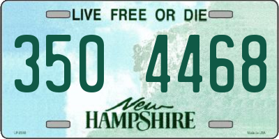 NH license plate 3504468