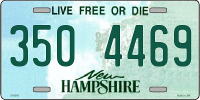 NH license plate 3504469