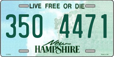NH license plate 3504471