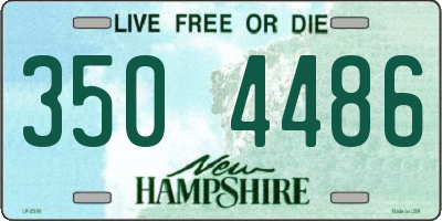 NH license plate 3504486
