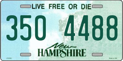 NH license plate 3504488