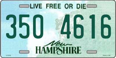 NH license plate 3504616