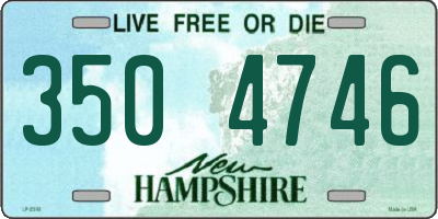 NH license plate 3504746