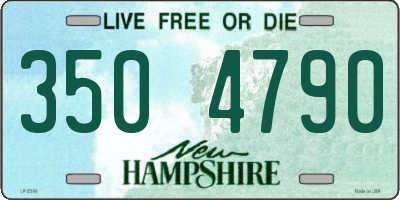 NH license plate 3504790
