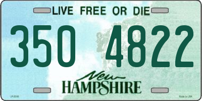 NH license plate 3504822