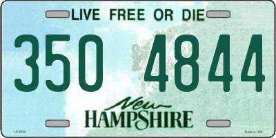 NH license plate 3504844