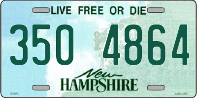 NH license plate 3504864