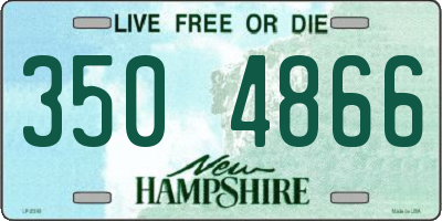 NH license plate 3504866