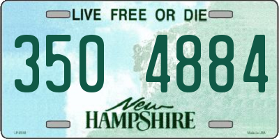 NH license plate 3504884
