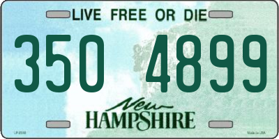 NH license plate 3504899