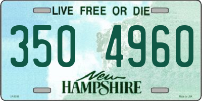NH license plate 3504960