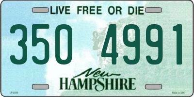NH license plate 3504991