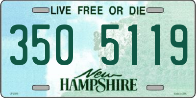 NH license plate 3505119