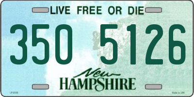 NH license plate 3505126