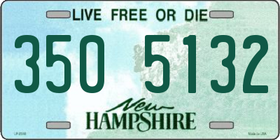 NH license plate 3505132