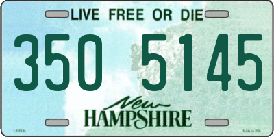 NH license plate 3505145