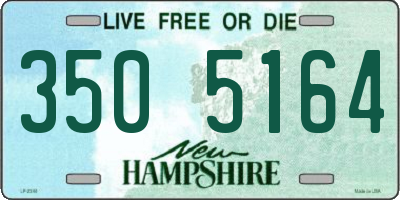 NH license plate 3505164
