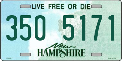 NH license plate 3505171