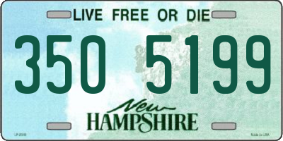 NH license plate 3505199
