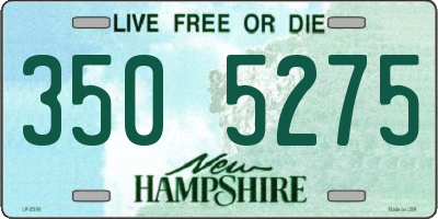NH license plate 3505275